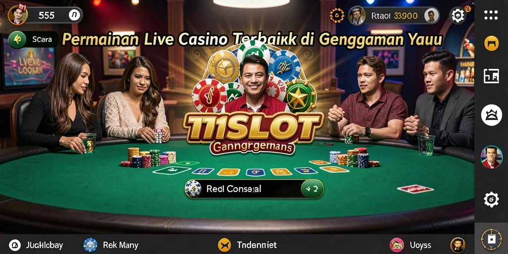Gameplay seru di 171SLOT menampilkan dealer profesional dan interaksi langsung.