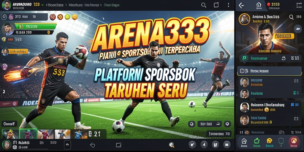 Tampilan menarik dari gameplay ARENA333 di dunia Sportsbook.