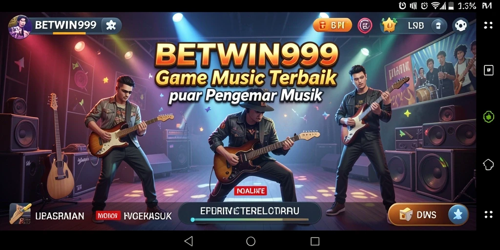 Tangkapan layar gameplay BETWIN999 yang menampilkan pengalaman musik yang seru.