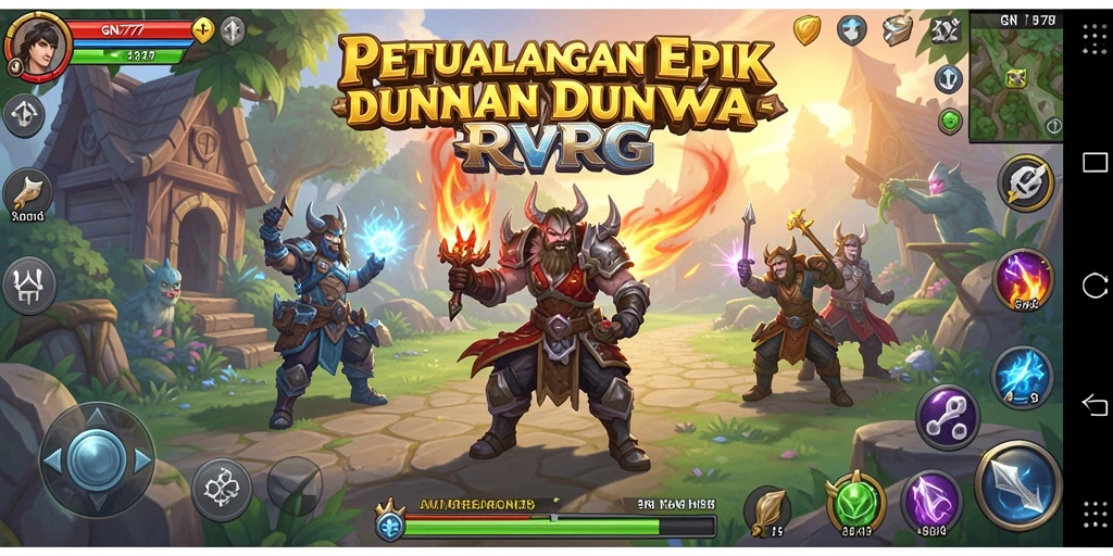 Gameplay RPG yang mendebarkan dengan grafis yang memukau.