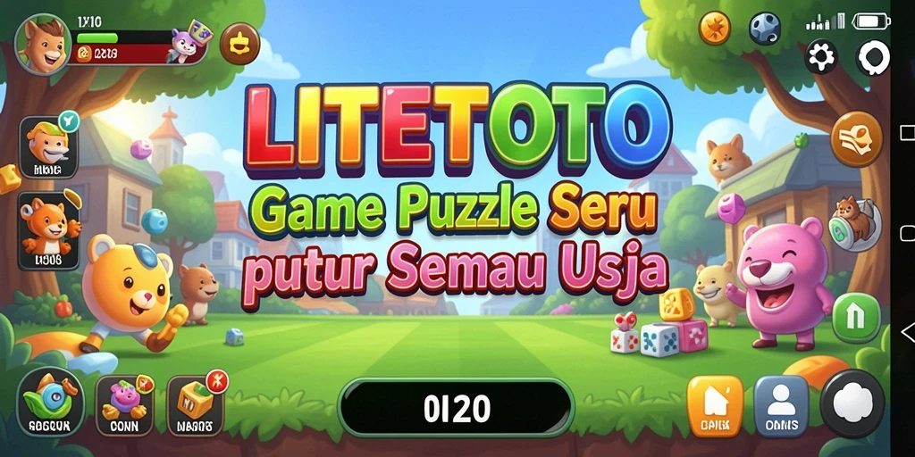Screenshot gameplay LITETOTO yang menunjukkan tantangan puzzle menarik.