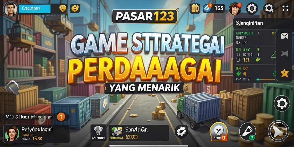 Screenshot menunjukkan aksi perdagangan seru di PASAR123.