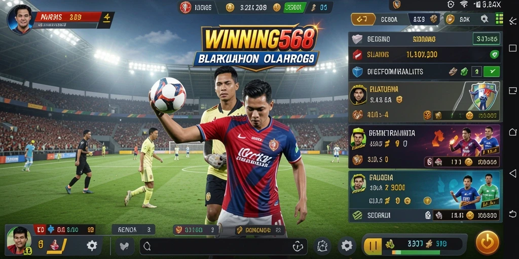 Tampilan gameplay dari aplikasi WINNING568 yang menarik dan intuitif.